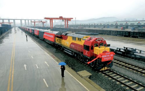 中部地区首发 中老铁路 怀化 万象 国际货运列车正式发车